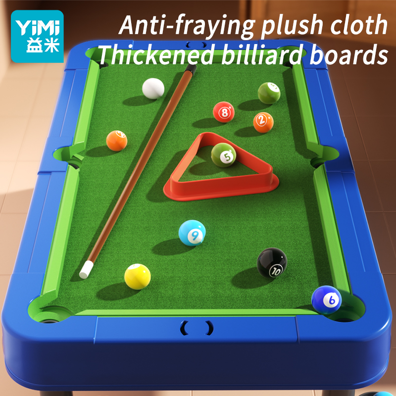 Mini table de billard, mini table de billard Mesa de Billar pour enfants avec 2 queues de billard 16 boules portables pour décoration de bureau