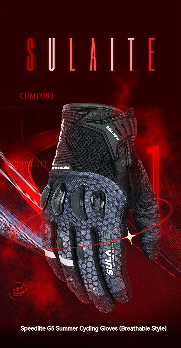 SULAITE™ G3 Touch-Screen Motorcycle Gloves