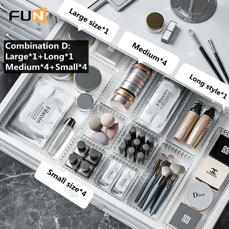 [FUN] Cosmetic Drawer Storage Box Skin Care Products Organizing Box ...