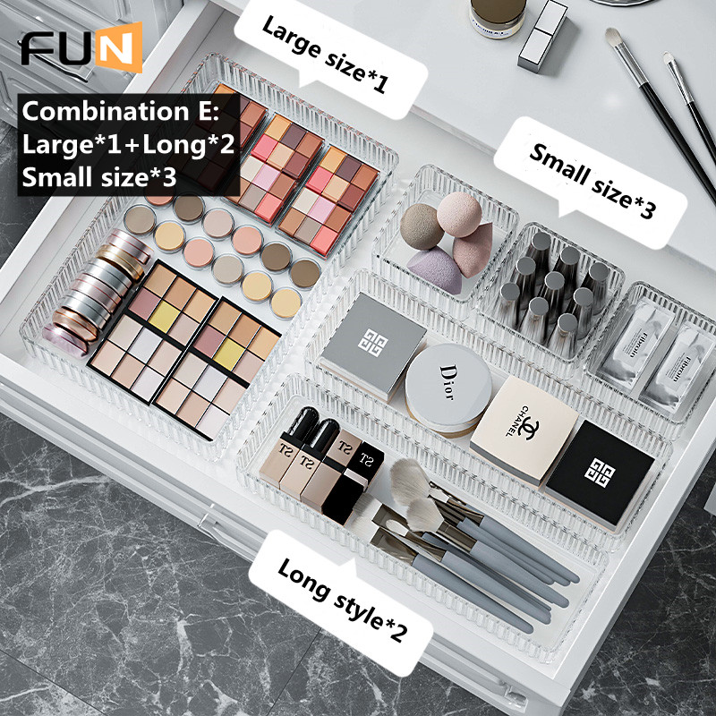 [FUN] Cosmetic Drawer Storage Box Skin Care Products Organizing Box ...