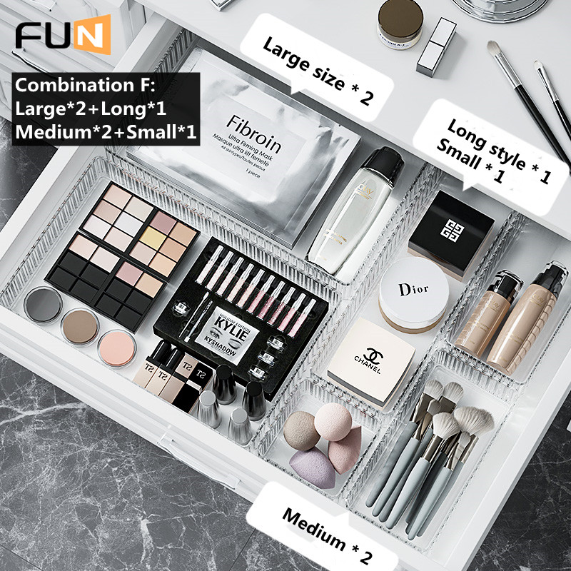 [FUN] Cosmetic Drawer Storage Box Skin Care Products Organizing Box ...