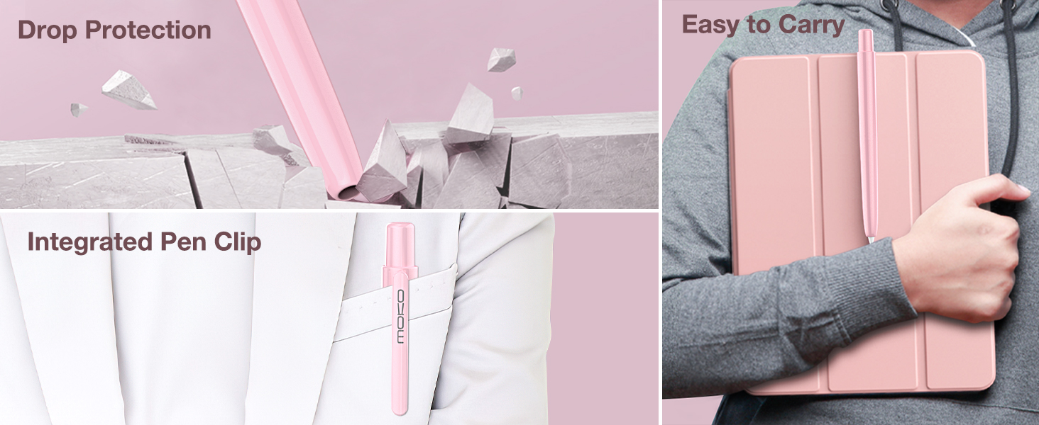 MoKo Holder Case Compatable with Apple Pencil (USB-C), Retractable