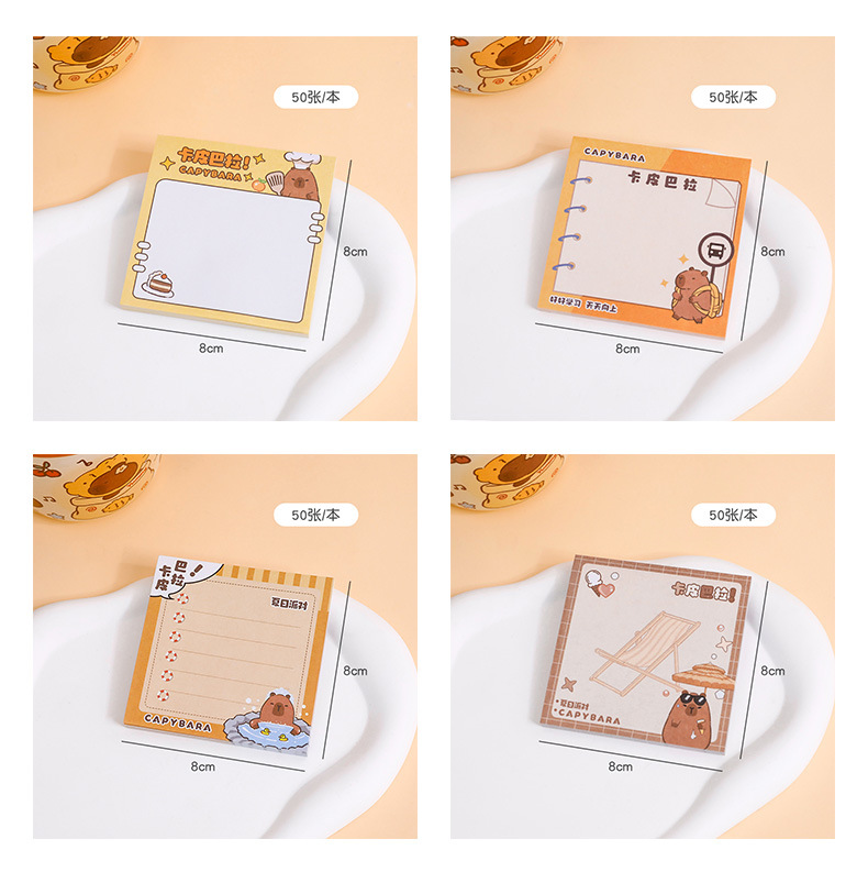 [Ready Stock] Kapibara Notepad Sticky Note Note Paper Sticker Cute ...