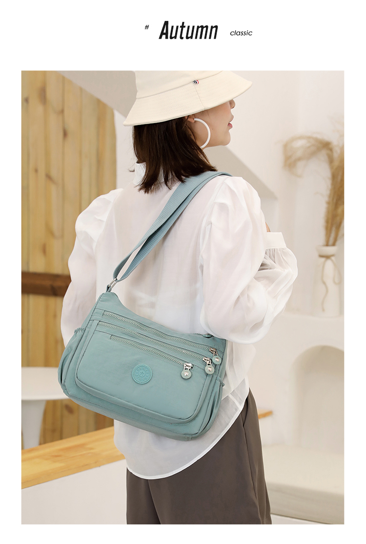 Bags | Multi Zipper Pocket Small Wristlet Crossbody Bag