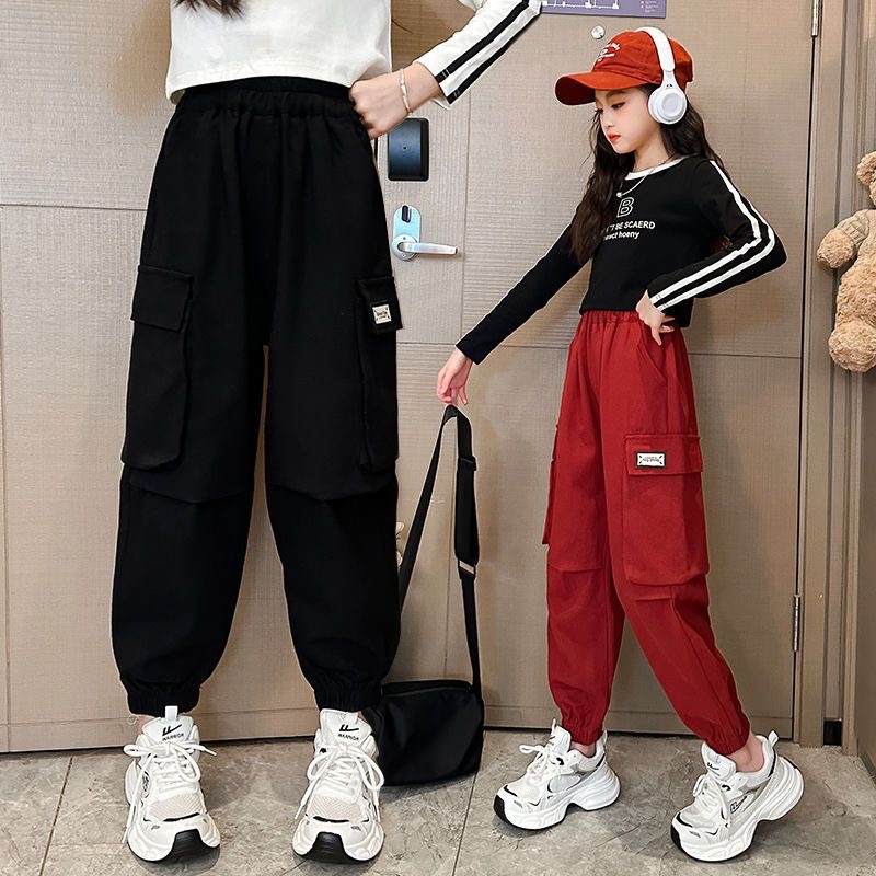 【Beryl kids】Girl pants New Children's Western Fashionable Casual Pants ...