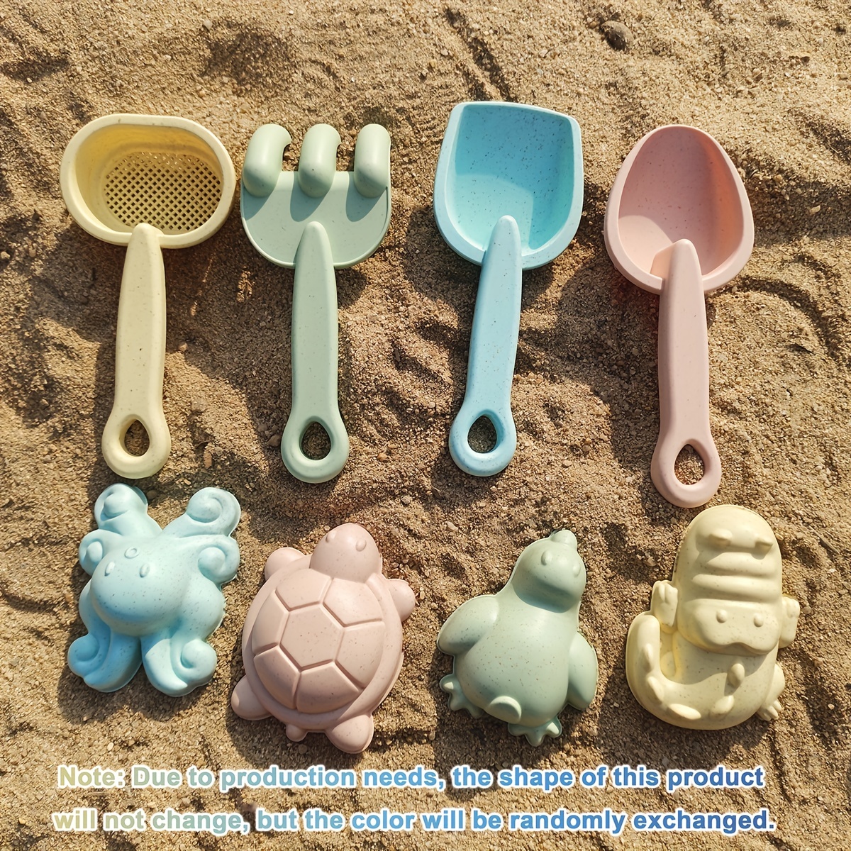 11PCS Beach Sand Toys Set - Fun Morandi Color Combination - Perfect ...