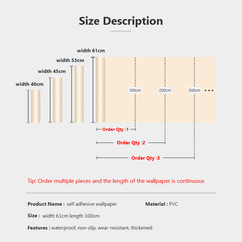 Self Adhesive Wallpaper Bathroom Kitchen Oilproof Waterproof Wall