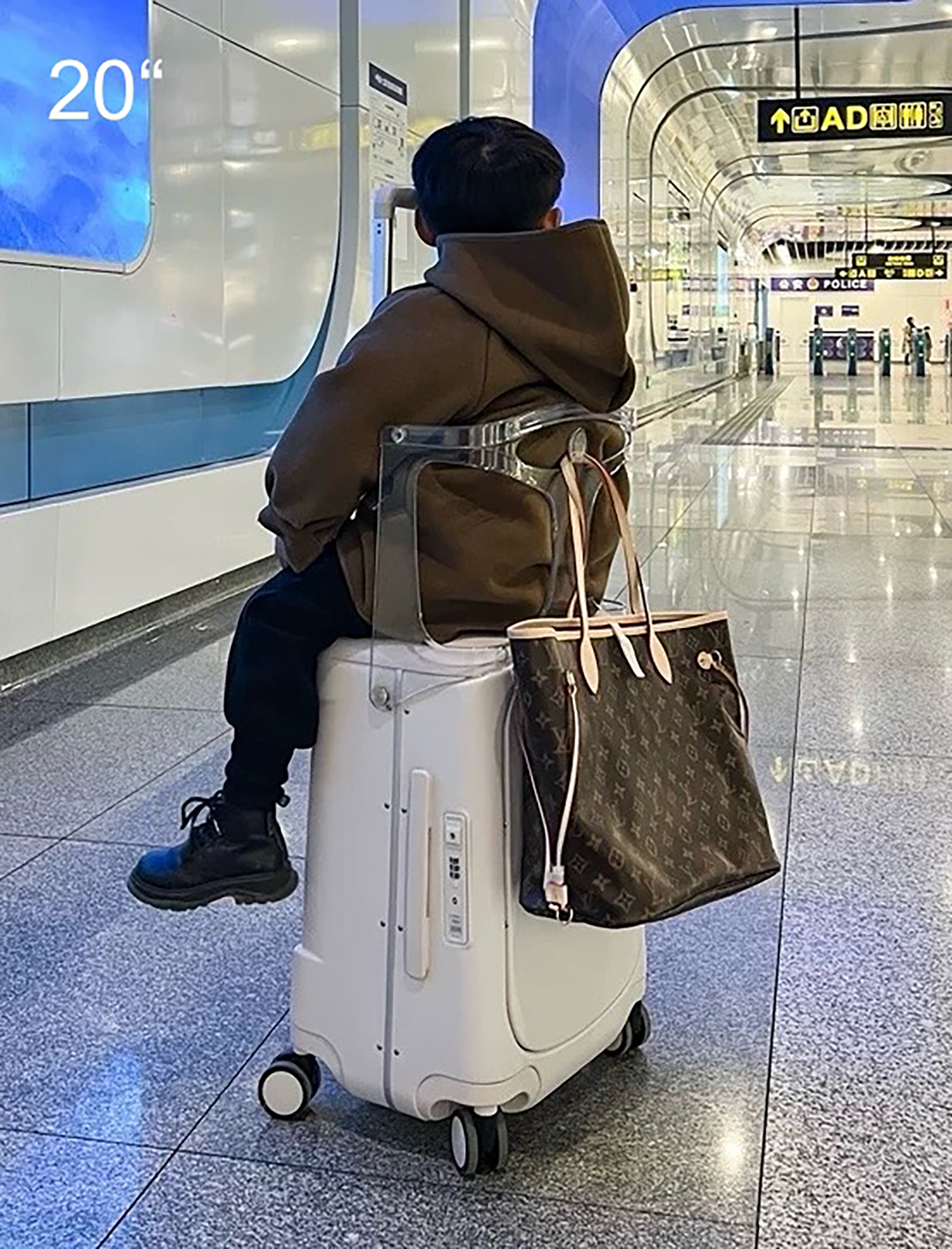 Multicarry Pro Can Mount Can Riding Suitcase Suitcase Walking Baby ...