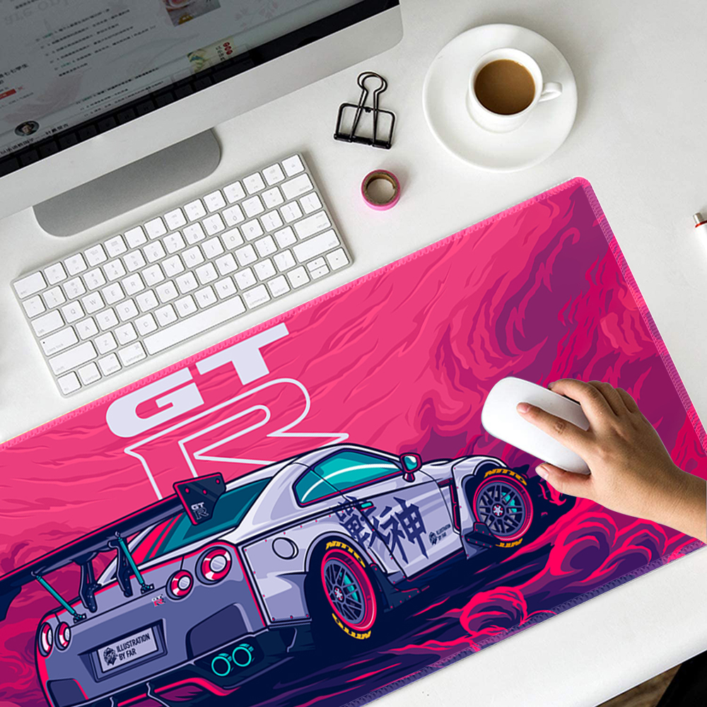 GTR Mouse Pad Super Coupe Pattern Non-slip Keyboard Mat Sports Car ...