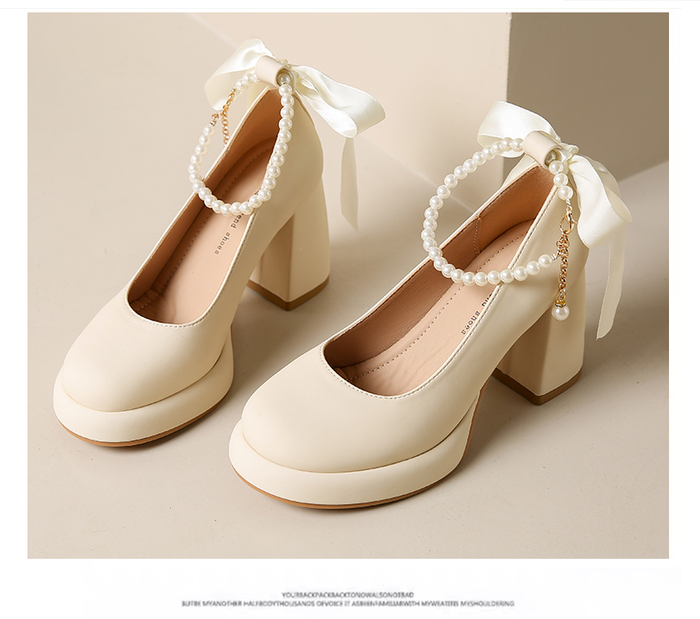Mary Jane French High-heeled Fashion Shoes