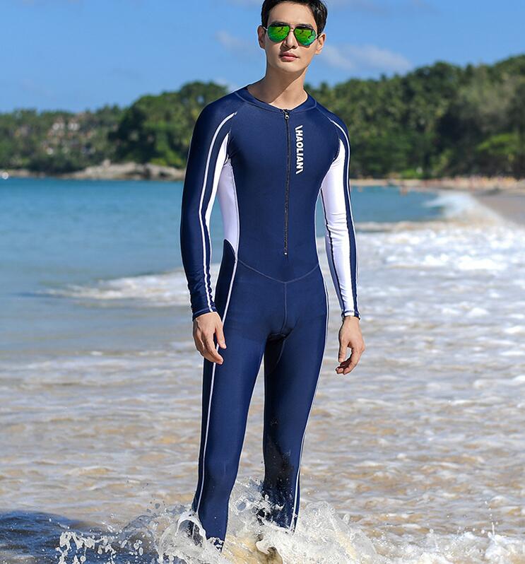 Full Body Diving Suit Men Scuba Diving Wetsuits Swim Surfing UV ...