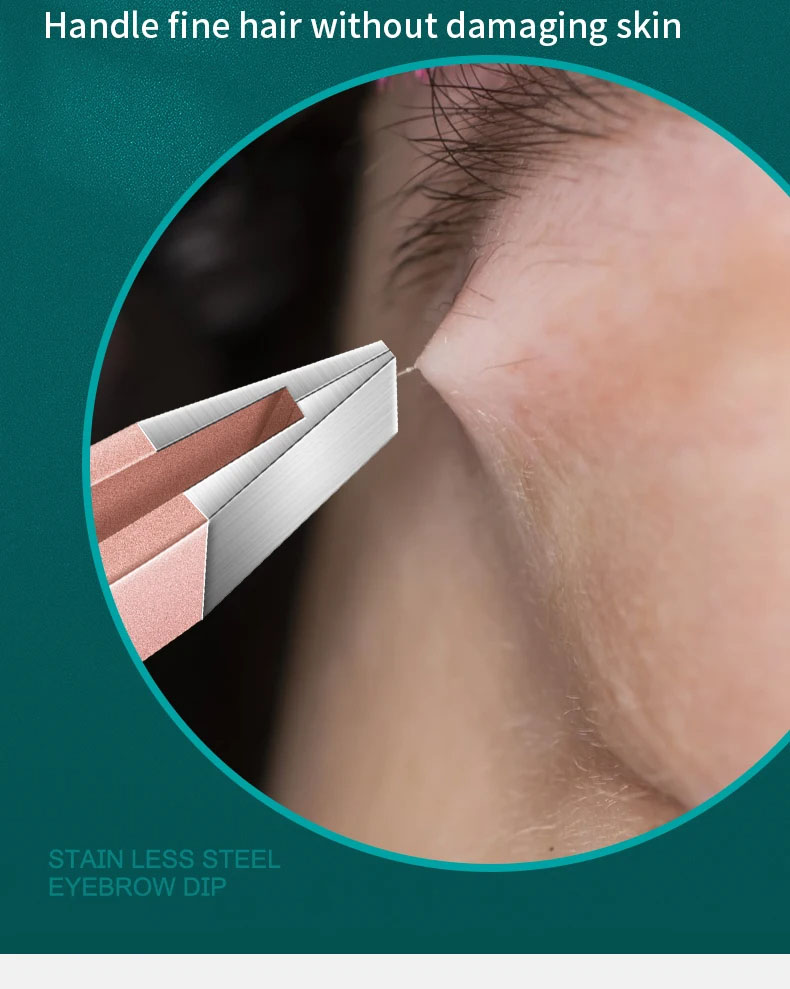Tweezer Guru MR.GREEN Ingrown Hair Tweezers - Pointed Tip Stainless Steel Tweezers For Splinters & Blackhead Removal Splinter Removal Tweezers