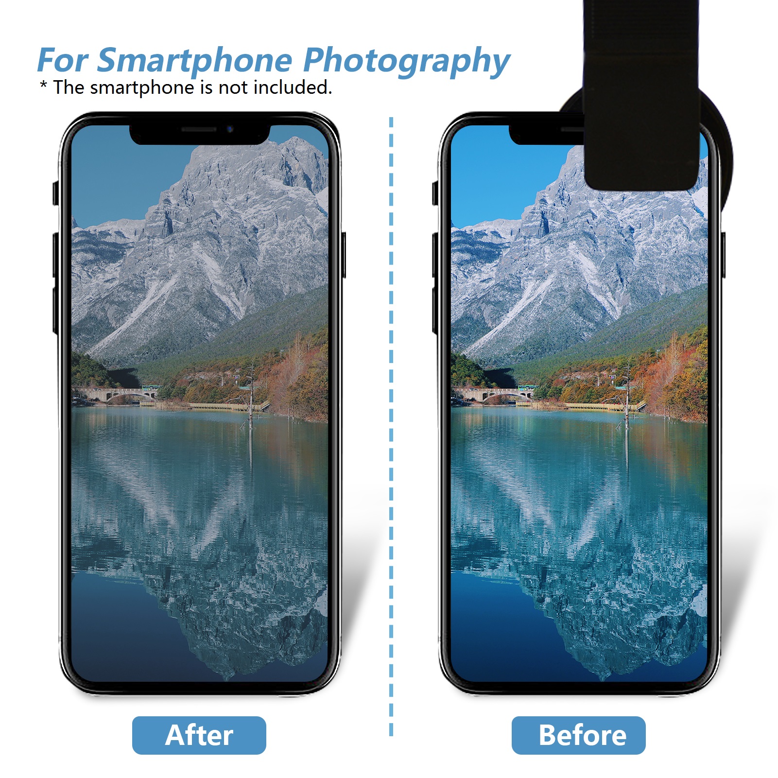 ⚡️Super Fast Delivery⚡️Andoer 37MM Professional Clip-on Phone Filter ...