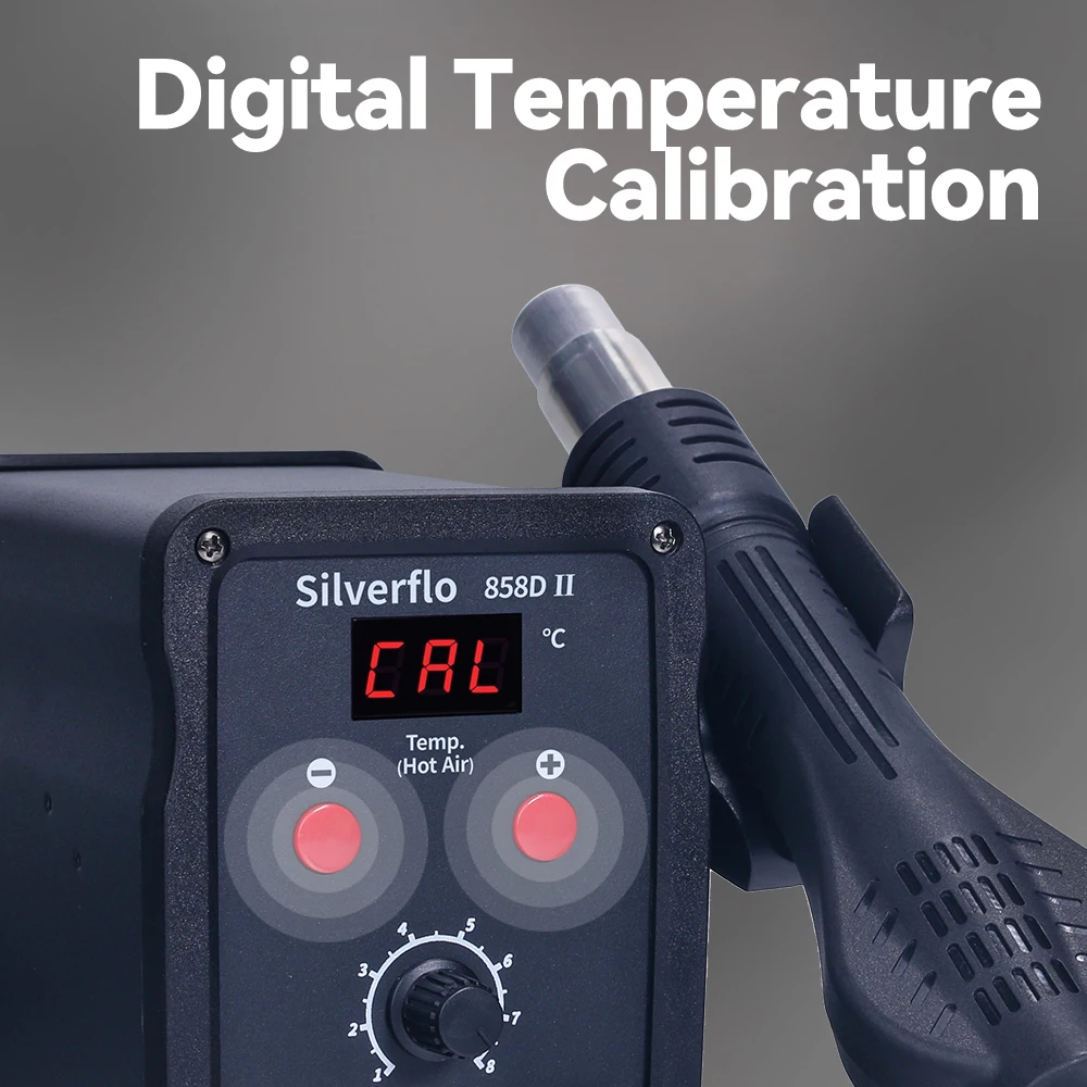 Silverflo 858D-II Hot Air Rework Station 700W Heat Gun Station ...