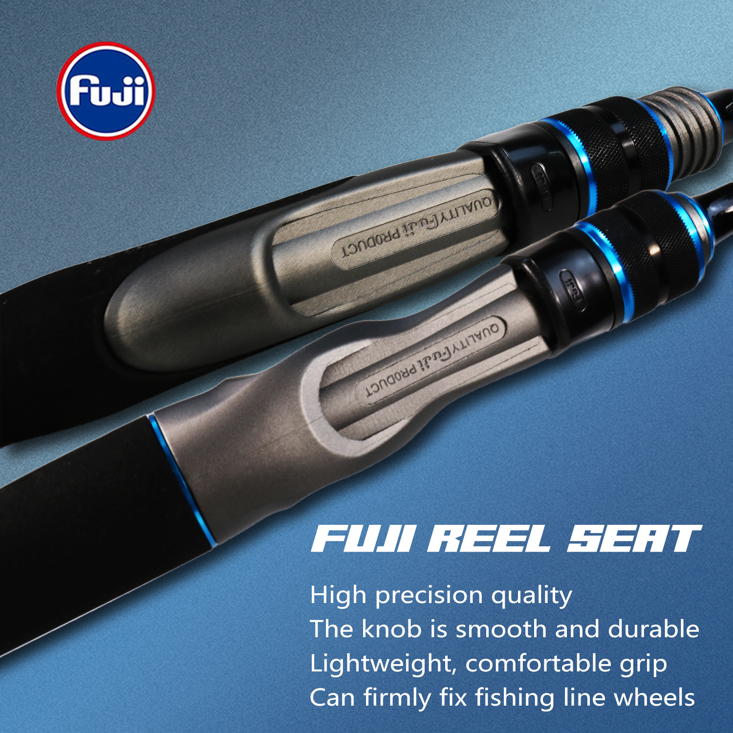 DARKHORSE FUJI Fishing Rod 1.8M/2.1M/2.4M Medium 25LB Spinning Rod ...