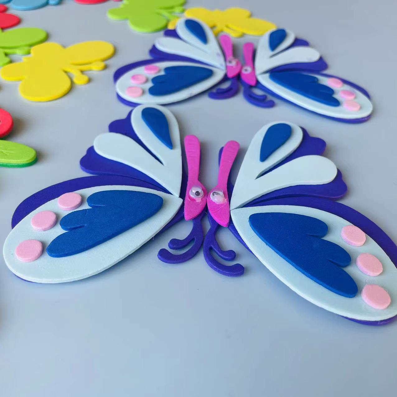 EVA Foam insect animals Craft 3D Wall Decoration classroom blackboard ...