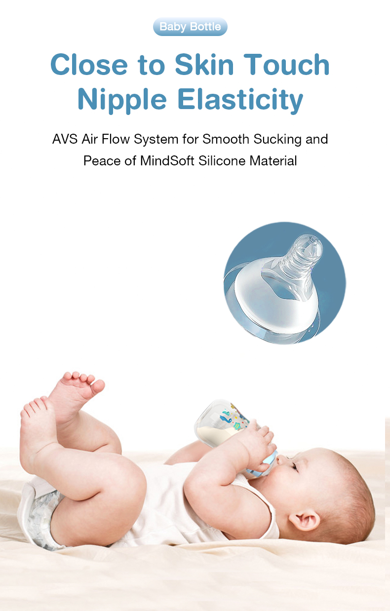 Preferred Baby Botol Susu 150/240ml Botol Susu Baby BPA Free Botol Susu