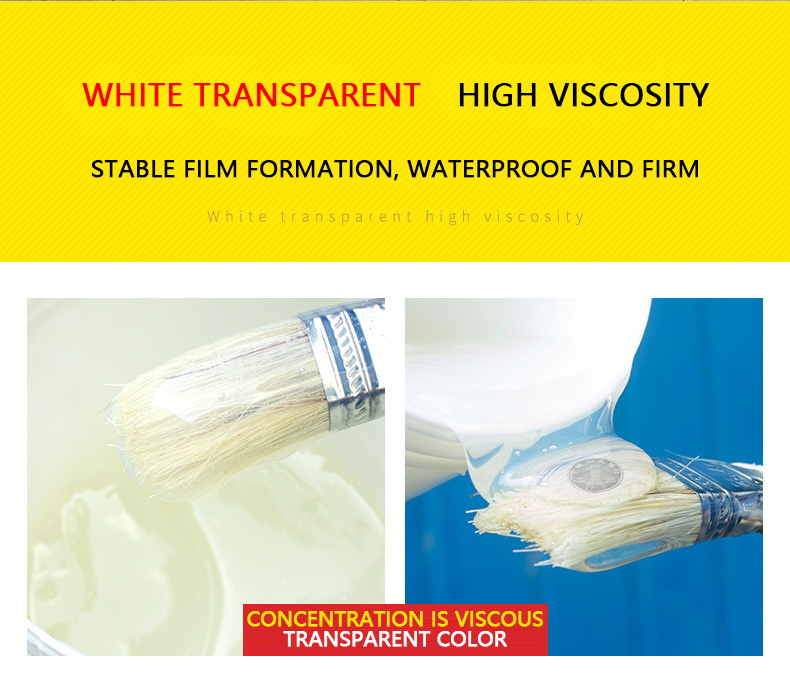 Stops leakage immediately after application. transparent waterproof sealant coating glue seals