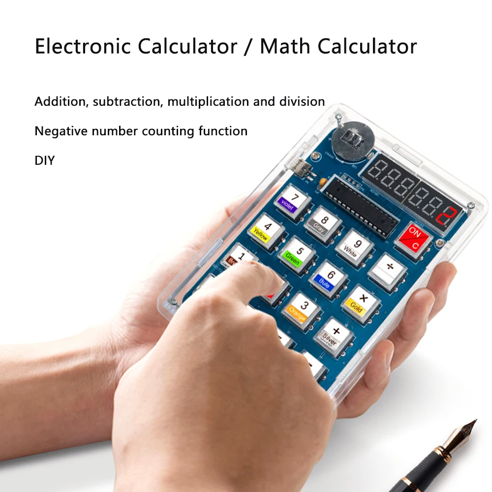 DIY Electronic Kit Mini Calculator Digital Display Calculator Kit 51 ...