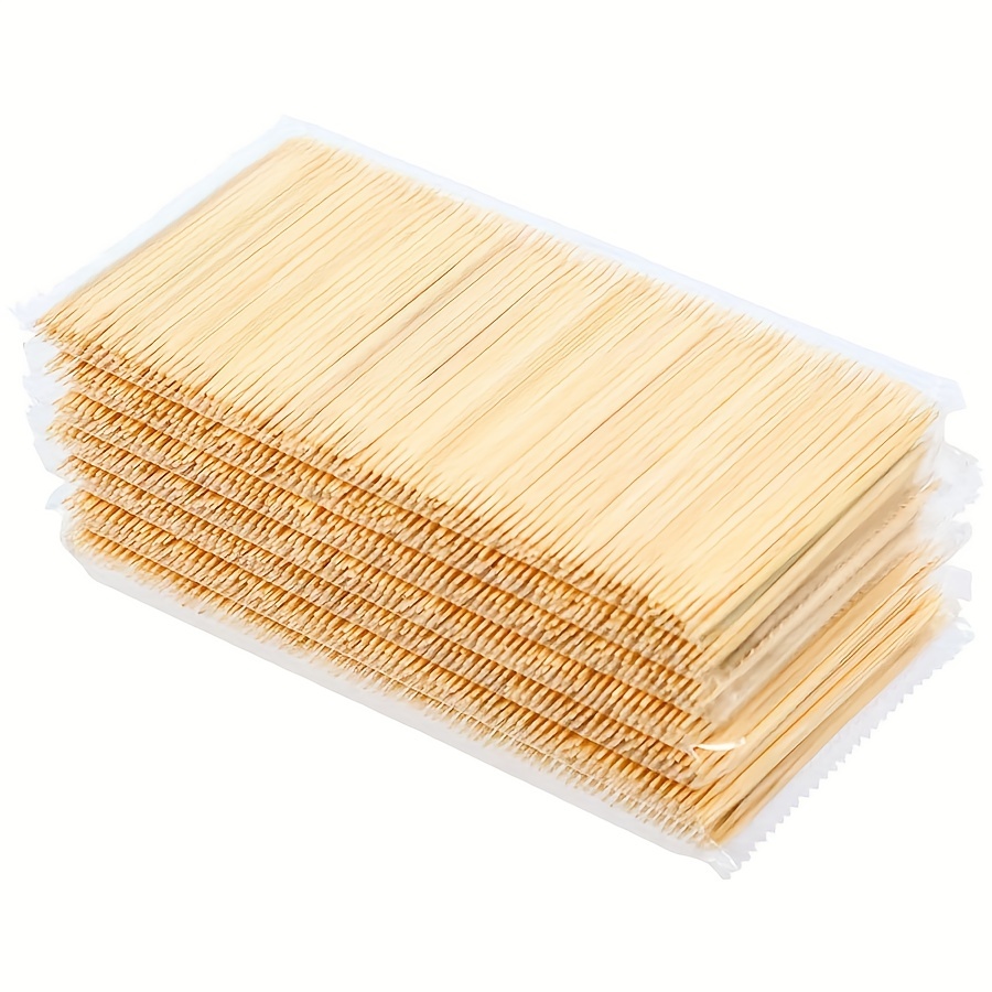 300PCS disposable high-end double headed teeth removal tool, bamboo ...