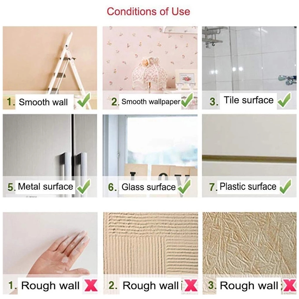 Mini Mirror 12pcs Wall Stickers Hexagonal Home Decoration Self-Adhesive ...