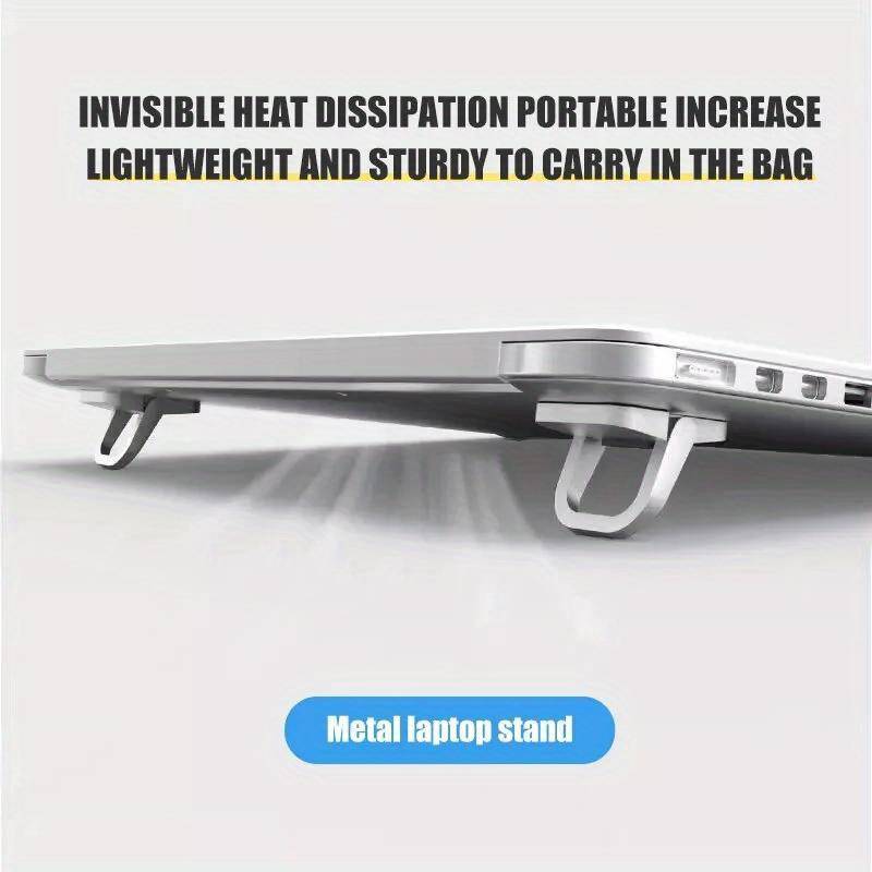 Laptop Riser Stand for Computer Keyboard Mini Aluminum Portable for ...