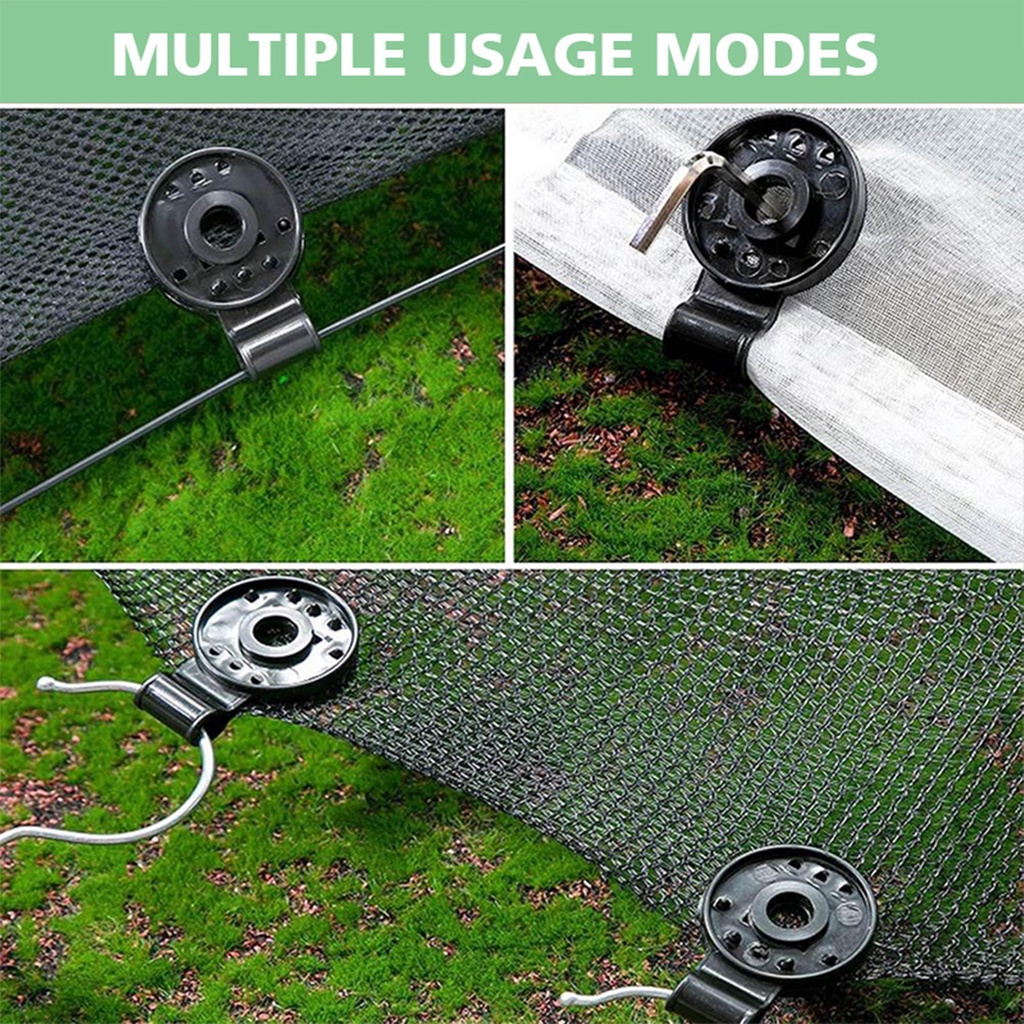 Sun Shade Net Fixing Clips - Garden Tools for Greenhouse Shade Cloth ...