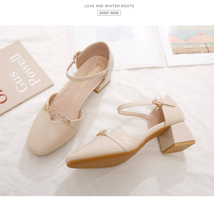 Women's Patent Leather Peep Toe Sandals With Buckle Straps – Block Heel, Comfortable Pumps, Available In Sizes 35-48 - View #8