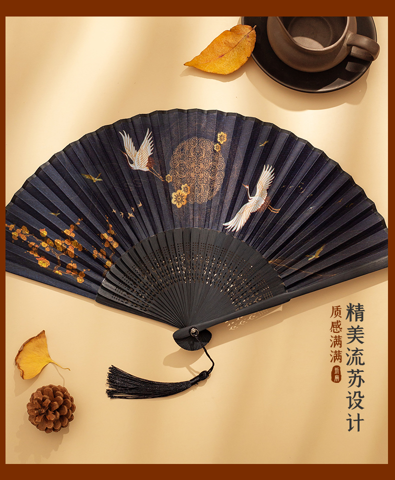 🔥READY STOCK🔥 Fan folding fan chinese style dancing fan扇子折扇中国风古风女日式小复古 ...