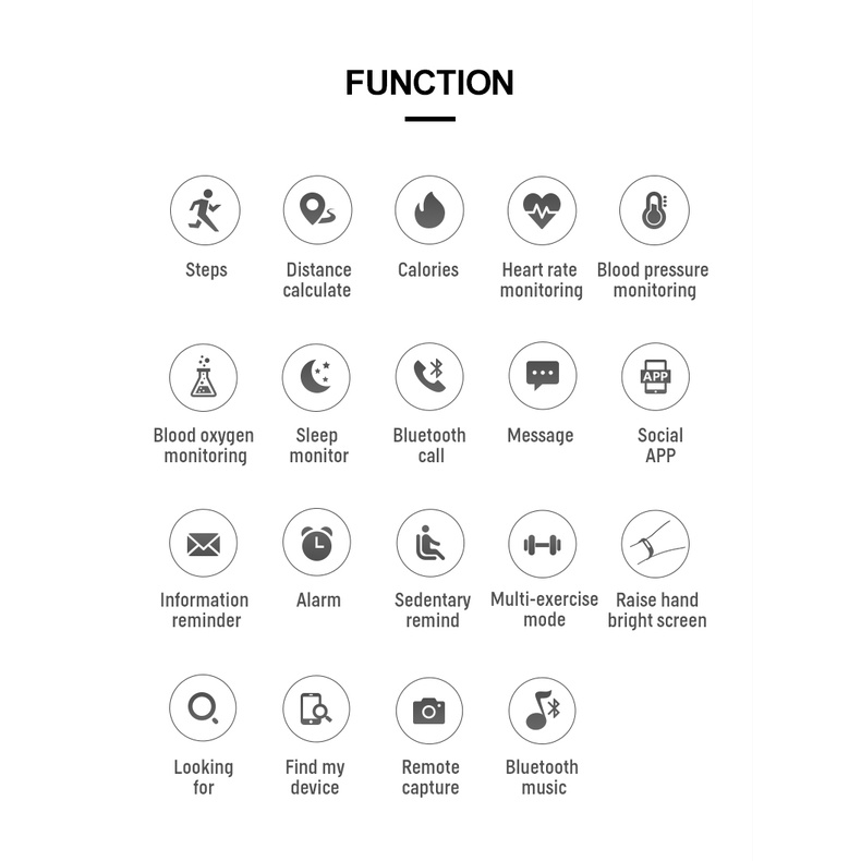Mifly Ultimate Smart Watch 1.99inch HiwatchPro App for man woman ...
