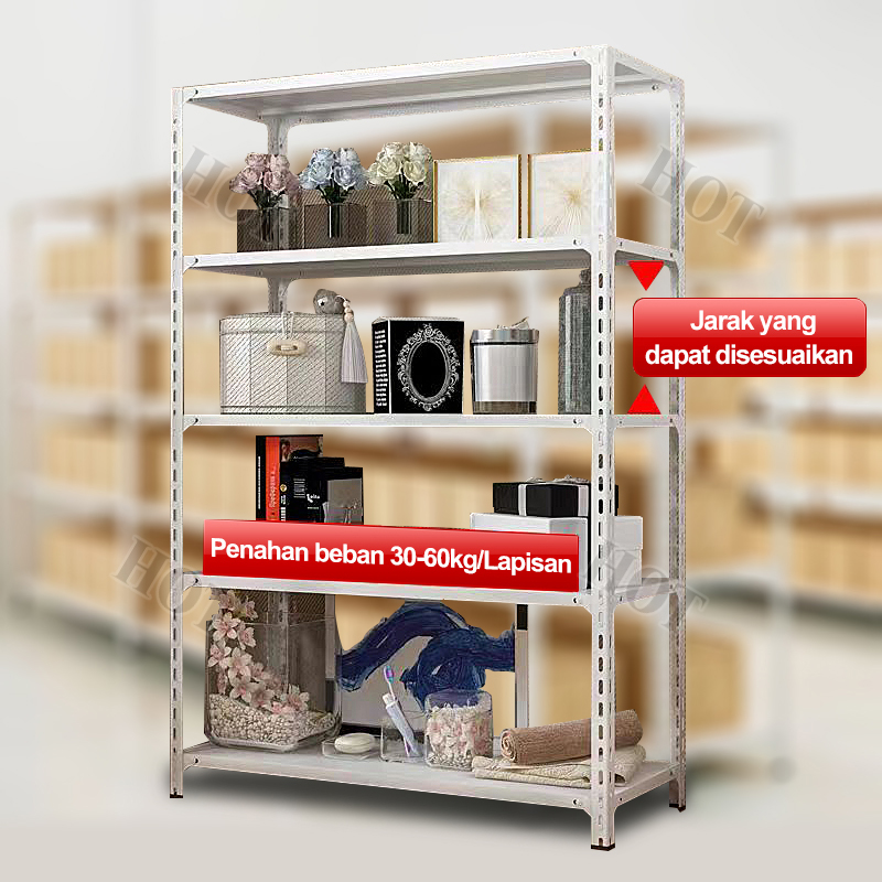 4/5/6 Tier Metal Boltless Rack heavy duty rack kitchen Storage Rack ...