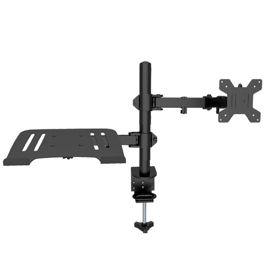 EXPOSE Multi-Direction Dual Arms Monitor Stand Laptop Stand With Tray ...