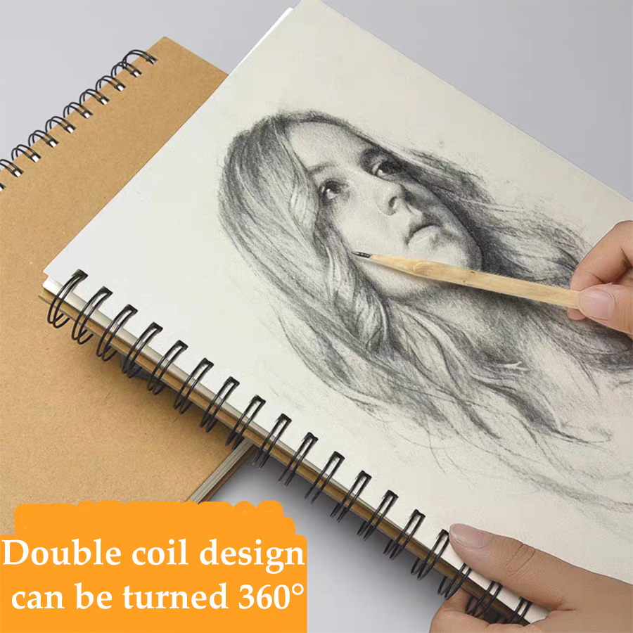 ProProfessional Sketchbook Drawing Notepad 160 GSM Color Pencil, Oil ...