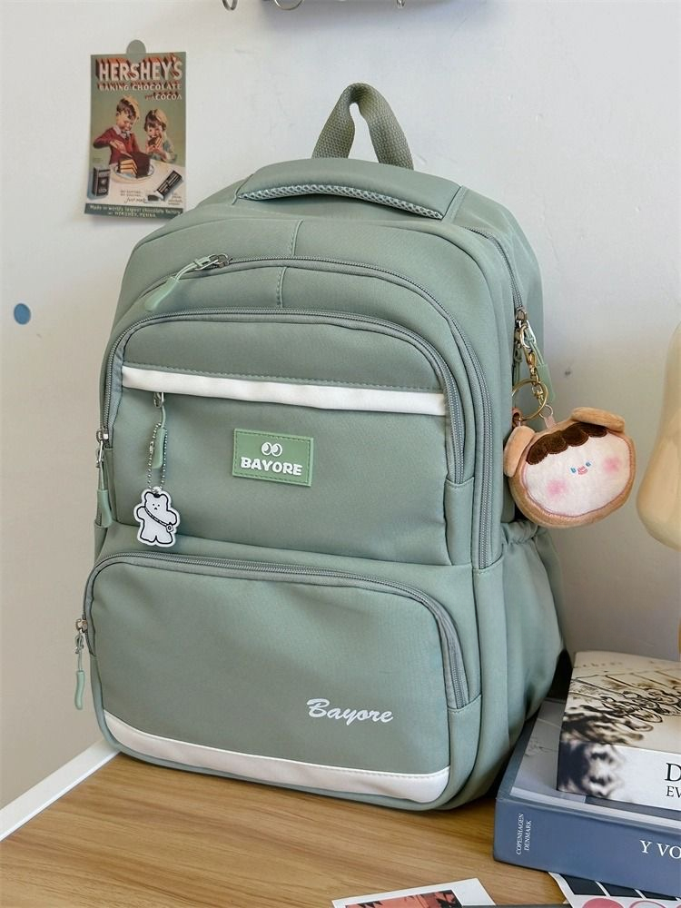 Secondary school bag aesthetic Multi-Layer School backpack woman ...