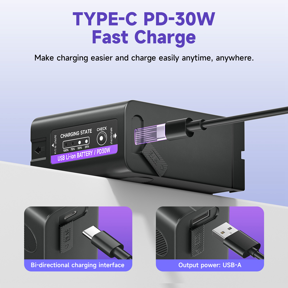 Mspalocell NP-F990 Akku 84,96Wh/11800mAh Für Sony  Produktbild-Vorschau 3