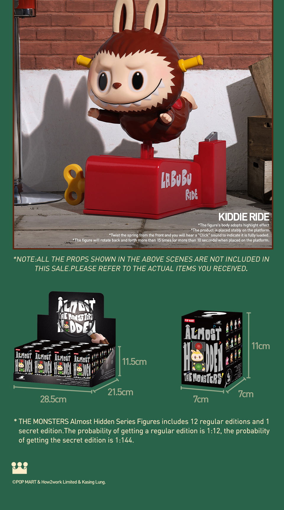 POP MART THE MONSTERS Almost Hidden Series Figures (Whole Set