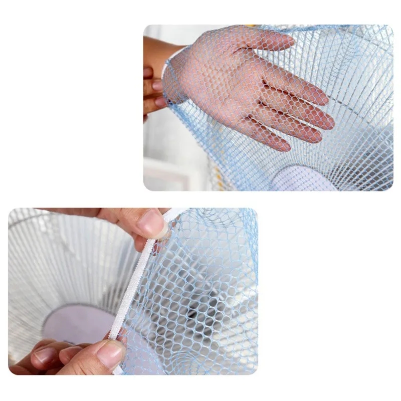Round Eletric Fan Anti-pinching Finger Protector Protective Cover ...