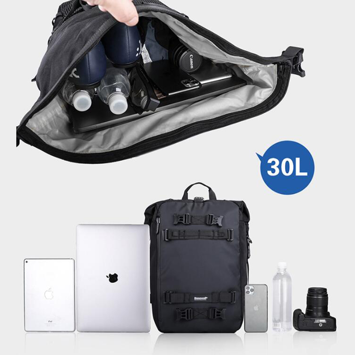 💯 Waterproof Cycling Motorcycle Pannier Bag Multifunction Motorcycle ...