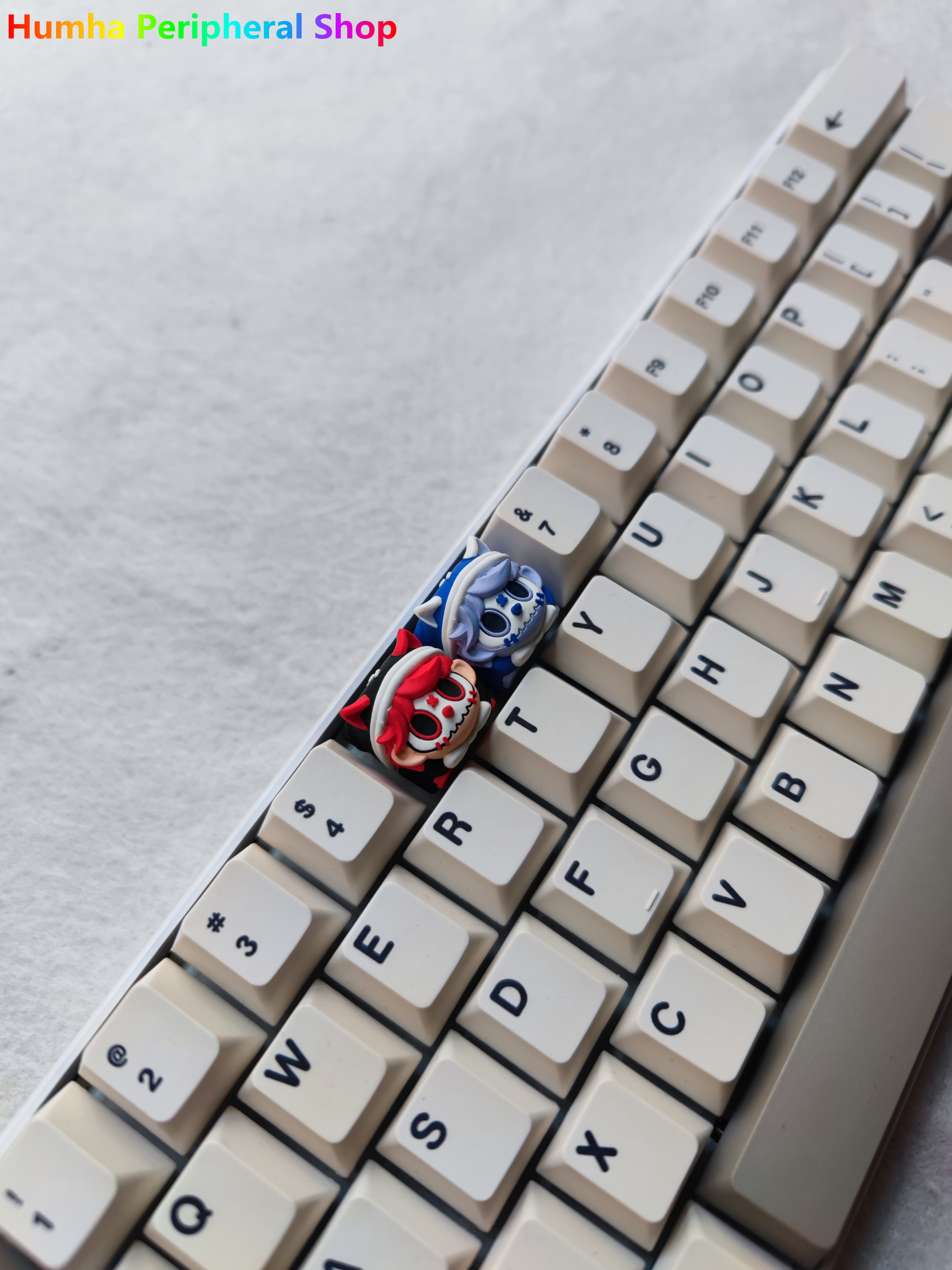 Humha artisan keycap Undead Mask keycap Hand made Resin keycap ...