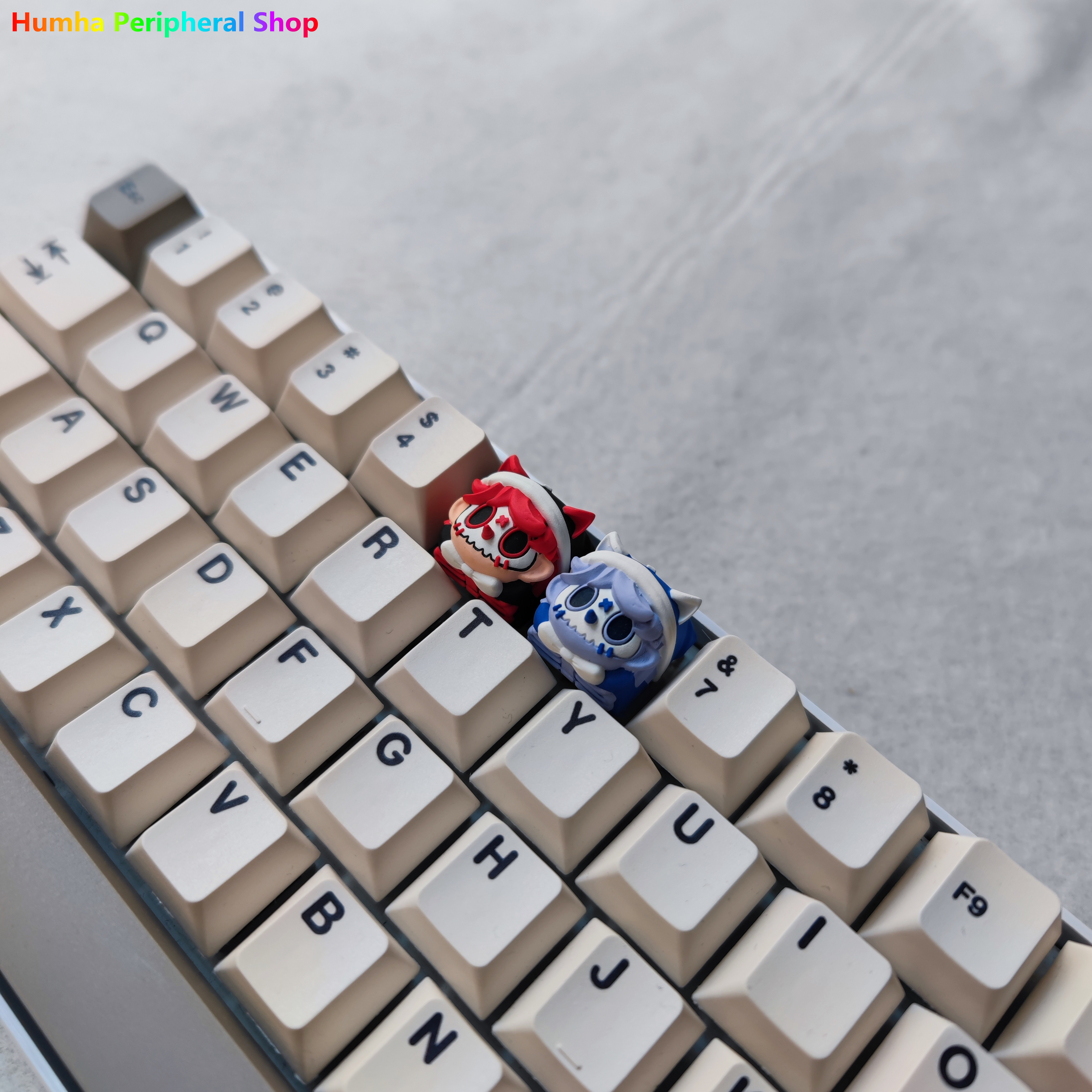 Humha artisan keycap Undead Mask keycap Hand made Resin keycap ...