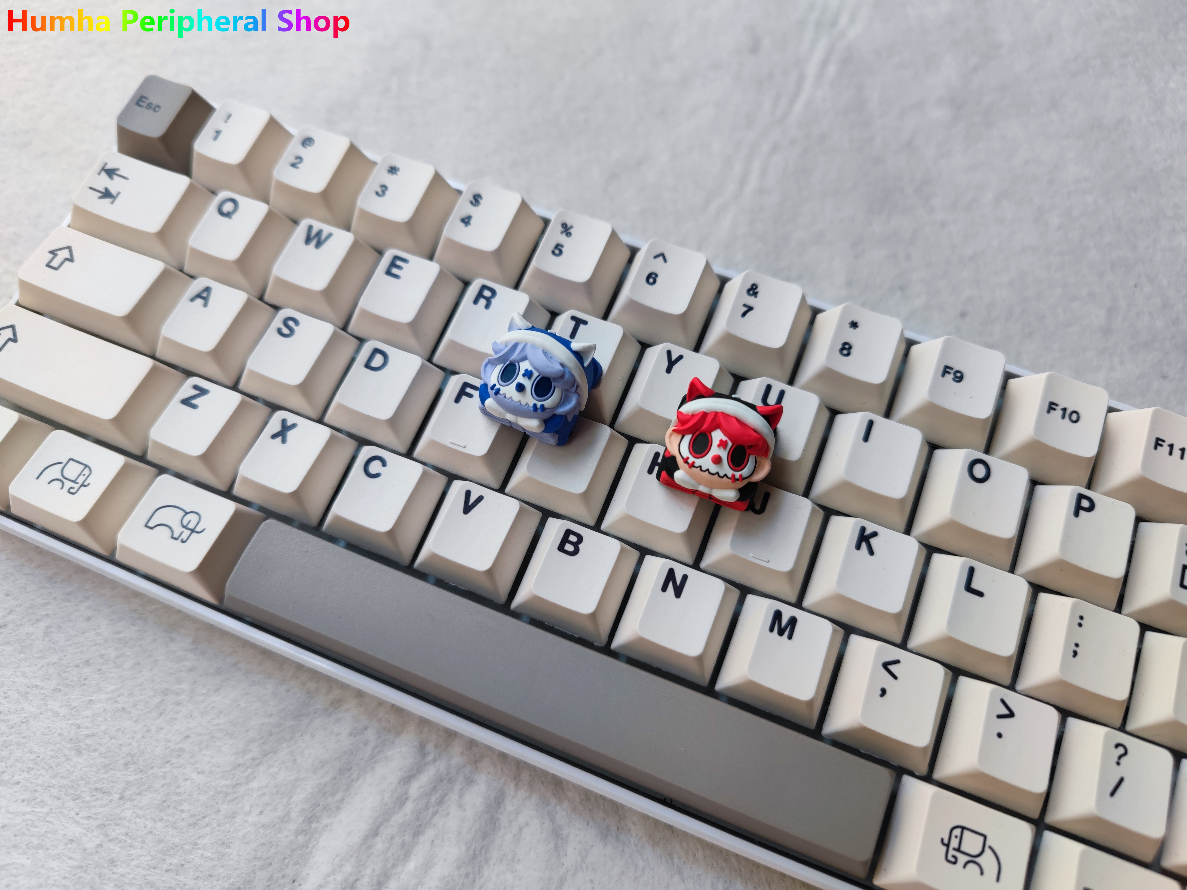 Humha artisan keycap Undead Mask keycap Hand made Resin keycap ...