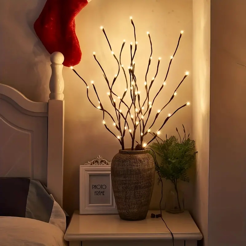 1pc, 20 LED Branch Lights - Perfect Indoor Decoration For Weddings ...