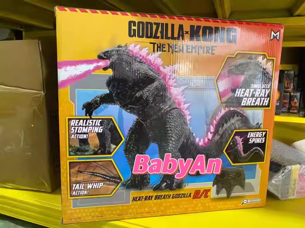 Godzilla X Kong The New Empire Heat-Ray Breath Godzilla Remote Control ...