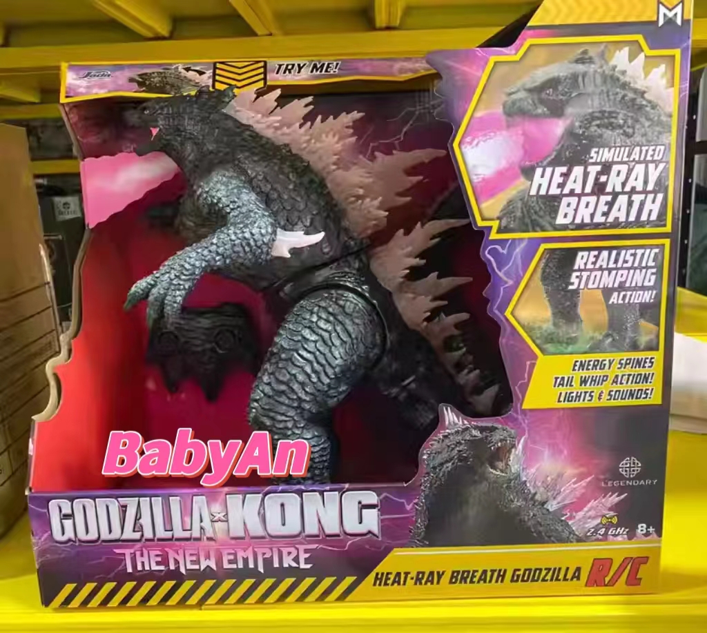 Godzilla X Kong The New Empire Heat-Ray Breath Godzilla Remote Control ...