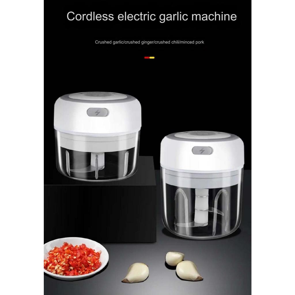 kitchen Electronic Mini Food Chopper Blender USB Rechargeable Grinder ...