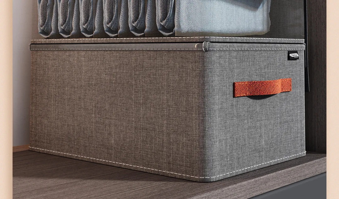 1Pc Oxford Partition Clothing Pants Storage Box With Cover For ...