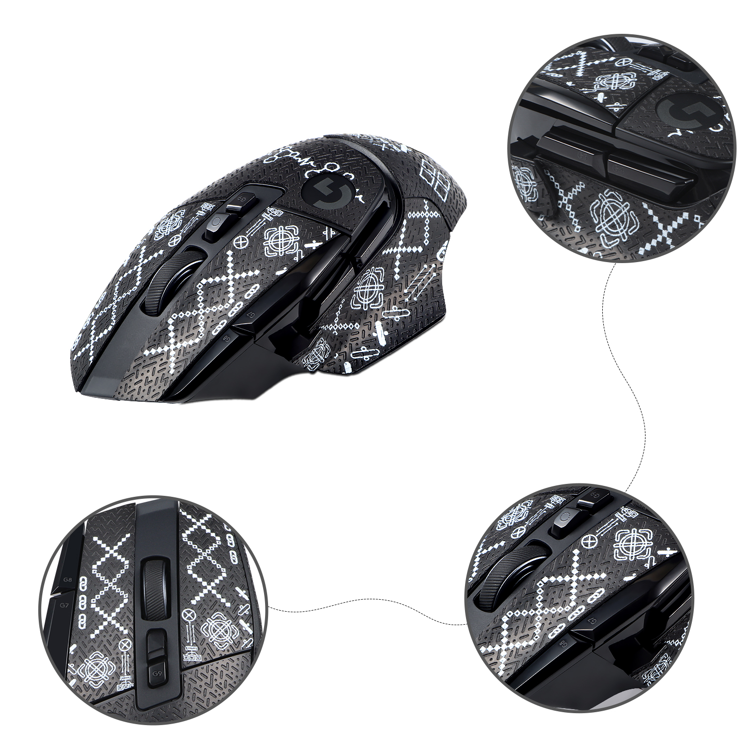 Mouse Grip Tape Sticker For Logitech G502 X & Logitech G502 X Plus ...