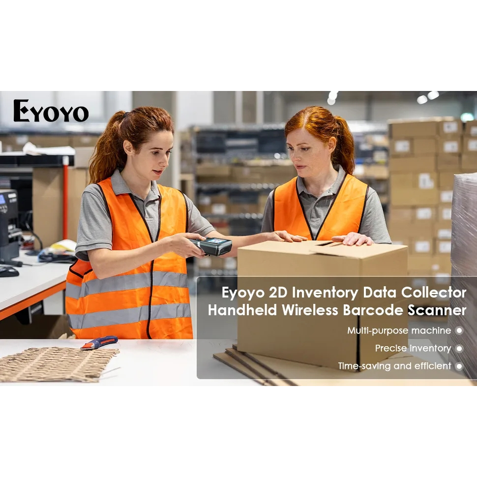 [Local Stock]Eyoyo 1D 2D QR Bar Code Scanner Wireless Barcode Scanner ...