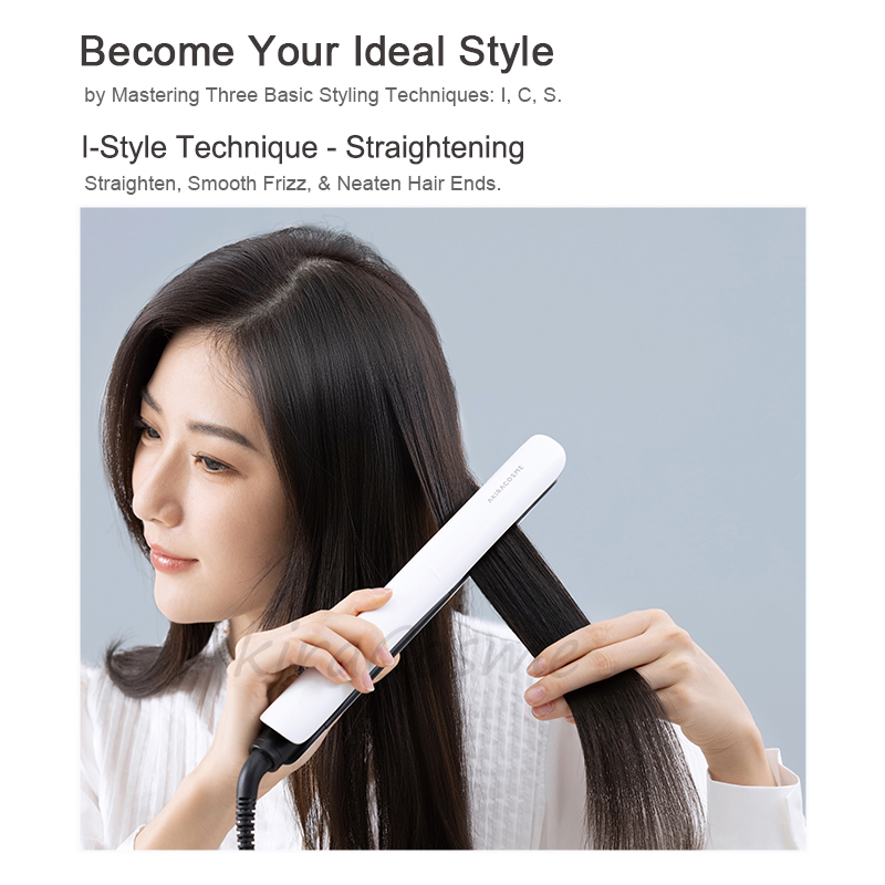 Akiracosme V3.0 Negative Ion Hair Straightener Curler, Digital LED