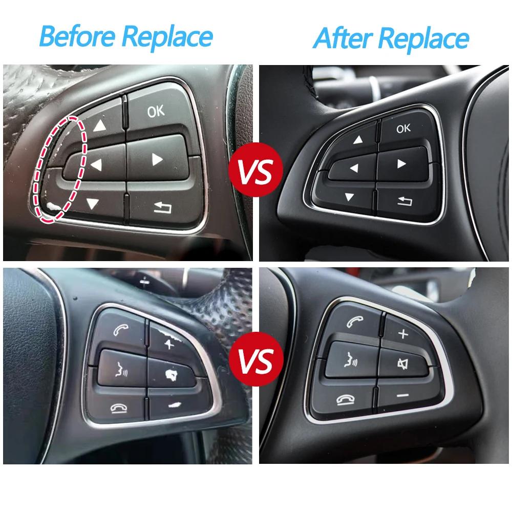 Car Steering Wheel Menu Control Switch Buttons Assembly For Benz A B ...